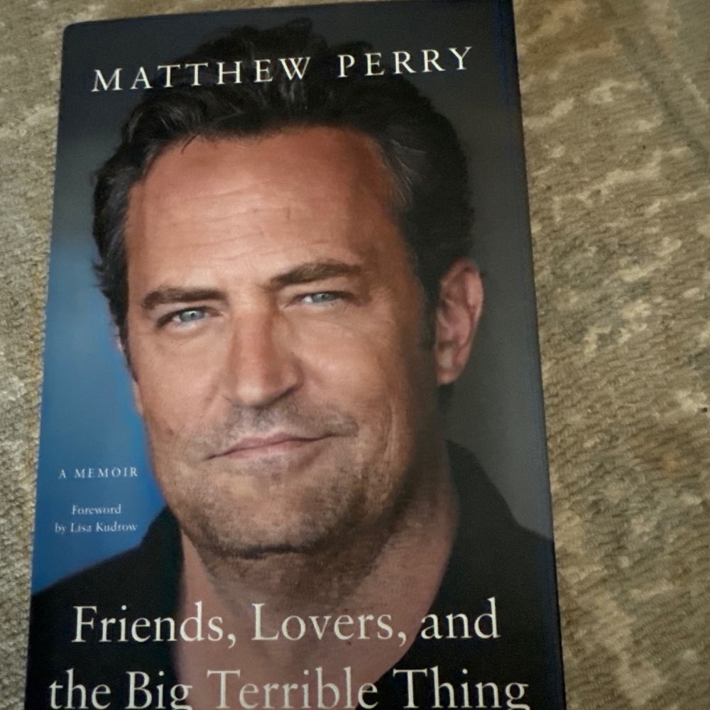 Matthew Perry book -Friends, Lovers and the Big Terrible Thing book